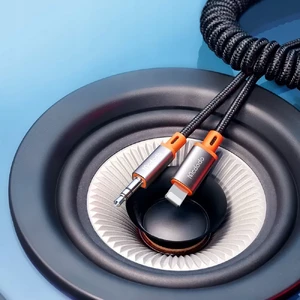 Адаптер (перехідник) Mcdodo Digital Audio Coiled Lightning to DC3.5 (1.8 m) - Фото 6
