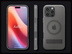 Півпрозорий сірий чохол Spigen Ultra Hybrid S Mag для iPhone 16 Pro Max - Фото 6