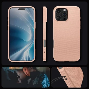 Розовый чехол Spigen Liquid Air для iPhone 16 Pro - Фото 12