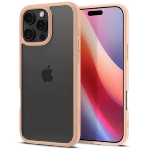Прозорий рожевий чохол Spigen Ultra Hybrid для iPhone 16 Pro - Фото 11