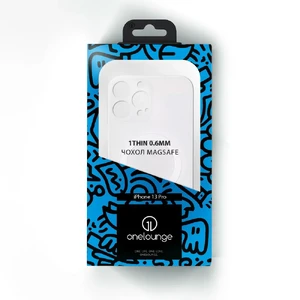 Супертонкий чехол oneLounge 1Thin 0.6mm MagSafe White для iPhone 13 Pro - Фото 3