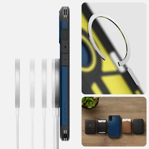 Синій міцний чохол Spigen Tough Armor Mag для iPhone 16 Plus MagSafe - Фото 16
