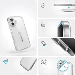 Прозорий чохол Speck Gemshell для iPhone 16 - Фото 12