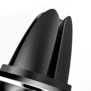 Магнітний автотримач для iPhone/телефона на решітку | Baseus Small Ears Black - Фото 8
