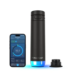Розумна пляшка для води HidrateSpark PRO 2 Smart Bottle Straw Black 621 мл - Фото 3