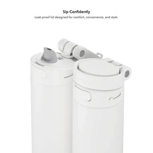 Умная бутылка для воды HidrateSpark PRO 2 Smart Bottle Straw White 621 мл - Фото 3