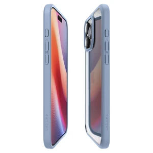Прозорий синій чохол Spigen Crystal Hybrid для iPhone 16 Pro Max - Фото 10