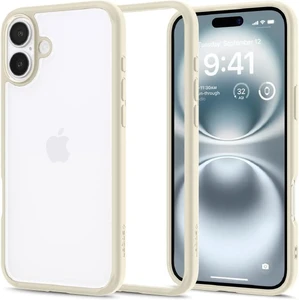 Прозорий бежевий чохол Spigen Ultra Hybrid для iPhone 16 Plus 8809971229883 - Фото 1