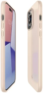 Захисний чохол Spigen Thin Fit Sand Beige для iPhone 14 Pro Max - Фото 6