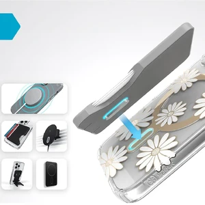 Прозрачный чехол Speck Presidio Lux ClickLock MagSafe для iPhone 16 - Фото 3