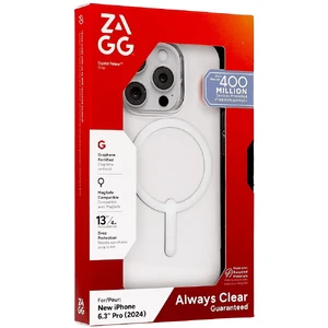 Прозорий білий чохол Zagg Gear4 Crystal Palace Snap Mag для iPhone 16 Pro - Фото 2