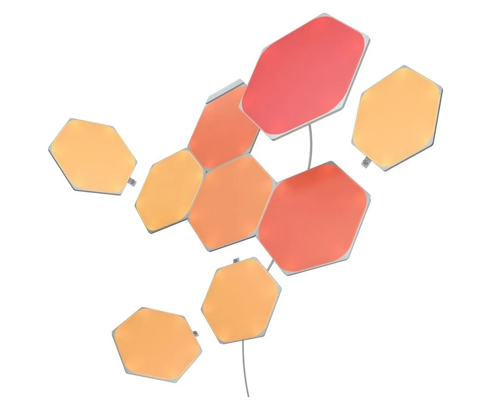 Розумна система освітлення Nanoleaf Shapes Hexagon Starter Kit Apple Homekit (9 модулів)
