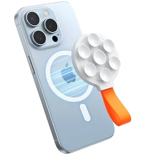 Універсальний магнітний тримач MagSafe з присоскою iLoungeMax Joyroom White/Orange