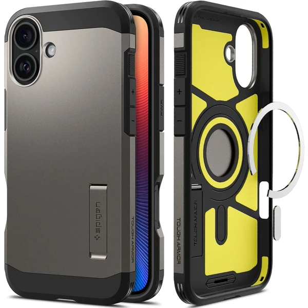 Сталевий чохол Spigen Tough Armor Mag для iPhone 16 Plus MagSafe в Виннице