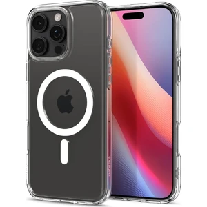 Прозорий білий чохол Spigen Crystal Hybrid Mag для iPhone 16 Pro Max 8809971229685 - Фото 1