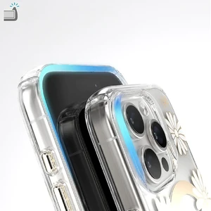 Прозорий біло-золотий чохол Speck Presidio Lux ClickLock MagSafe для iPhone 16 Pro - Фото 5