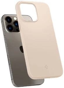 Захисний чохол Spigen Thin Fit Sand Beige для iPhone 14 Pro Max - Фото 7