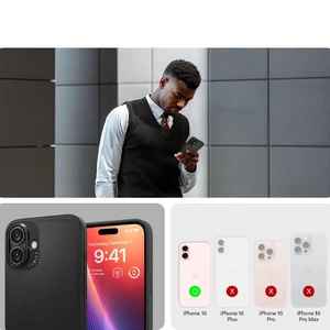 Чорний чохол Spigen Cyrill Kajuk Mag MagSafe для iPhone 16 - Фото 11