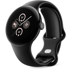 Смарт-годинник Google Pixel Watch 2 Matte Black Aluminum Case з Obsidian Active Band 41 mm