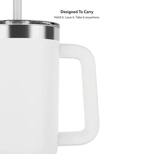 Умный стакан для воды и горячих напитков HidrateSpark PRO 2 Smart Tumbler White 887 мл - Фото 4