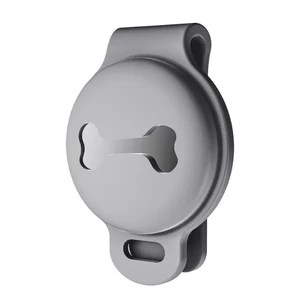 Чохол на нашийник iLoungeMax Clip Gray для Apple AirTag  - Фото 1