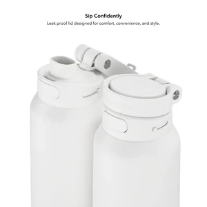 Умная бутылка для воды HidrateSpark PRO 2 Smart Bottle Chug White 946 мл - Фото 3