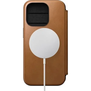 Чохол-книжка з MagSafe Nomad Modern Brown для iPhone 15 Pro - Фото 3