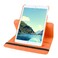 Кожаный чехол 360 oneLounge Rotating для iPad mini 4 Оранжевый - Фото 6