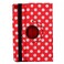 Чехол 360 iLoungeMax Polka Dots Красный для iPad mini 4 - Фото 2