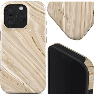 Бежевый чехол Burga Full Glam Tough Magnetic для iPhone 16 Pro Max - Фото 7