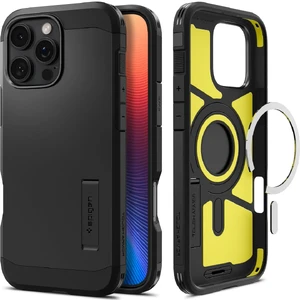 Черный чехол Spigen Tough Armor Mag для iPhone 16 Pro 8809971230582 - Фото 1