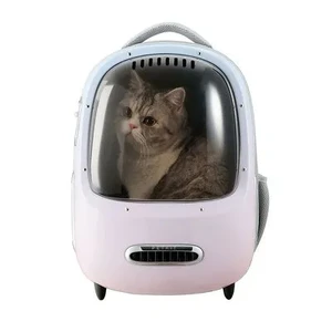 Рюкзак-переноска Petkit Breezy 2 Smart Cat Carrier Pink з вбудованим вентилятором та підсвічуванням - Фото 3