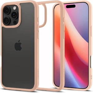 Прозорий рожевий чохол Spigen Ultra Hybrid для iPhone 16 Pro 8809971235211 - Фото 1