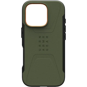 Оливково-чорний чохол Urban Armor Gear Civilian Mag для iPhone 16 Pro - Фото 3