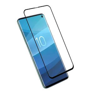 Защитное 3D стекло iLoungeMax SilicolEdge для Samsung Galaxy S10 - Фото 2