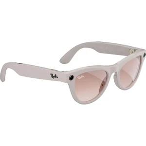 Умные очки Ray-Ban Meta Skyler, Shiny Chalky Gray / Cinnamon Pink - Фото 2