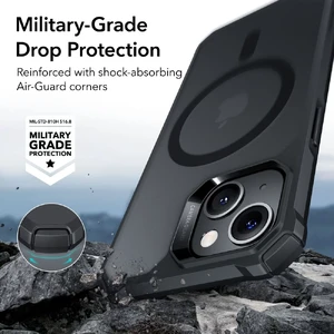 Силіконовий чохол ESR Air Armor TPU Case Frosted Black with HaloLock для iPhone 14 Pro - Фото 2