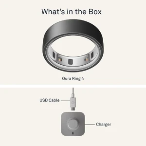 Розумне кільце Oura Ring 4 Stealth Size 4 - Фото 7