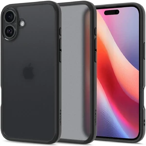 Півпрозорий чорний чохол Spigen Ultra Hybrid для iPhone 16 8809971230957 - Фото 1