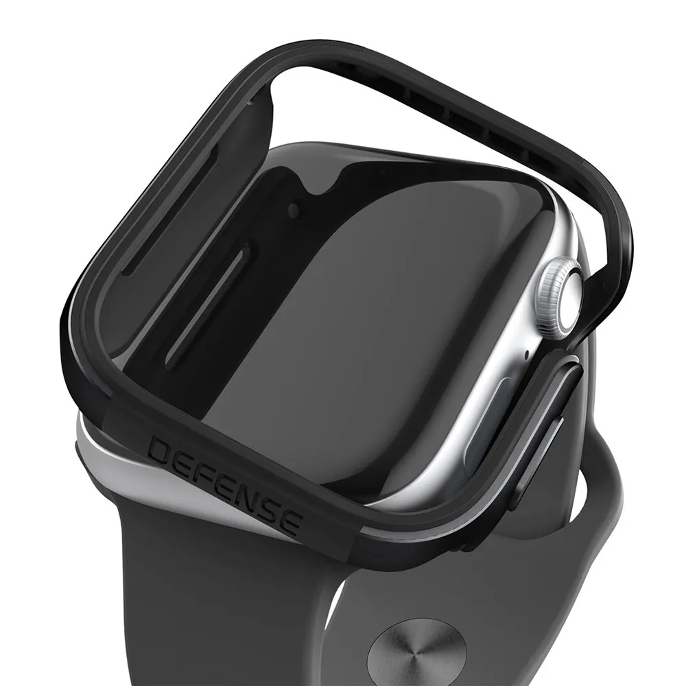 Протиударний чохол X-Doria Defense Edge Black для Apple Watch 40mm SE 2 | SE | 6 | 5 | 4