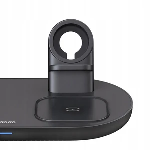 Док-станция Mcdodo 3 in 1 Magnetic Wireless Charger MagSafe 15W Black для iPhone | AirPods | Apple Watch - Фото 7