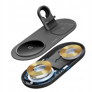 Док-станция Mcdodo 3 in 1 Magnetic Wireless Charger MagSafe 15W Black для iPhone | AirPods | Apple Watch - Фото 8