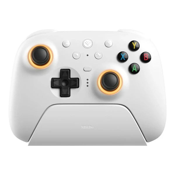 Беспроводной геймпад 8BitDo Ultimate 2 для Windows / Android с TMR джойстиком и эффектом Холла / тактильными триггерами White в Черкассах
