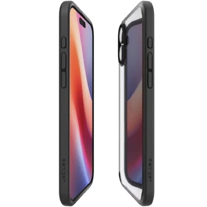 Прозорий чорний чохол Spigen Ultra Hybrid для iPhone 16 - Фото 2