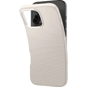 Бежевий чохол Spigen Liquid Air для iPhone 16 Pro Max - Фото 3