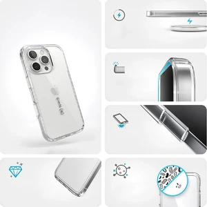 Прозрачный чехол Speck Gemshell для iPhone 16 Pro - Фото 12
