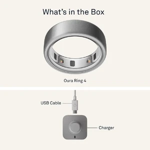 Розумне кільце Oura Ring 4 Brushed Silver Size 13 - Фото 7