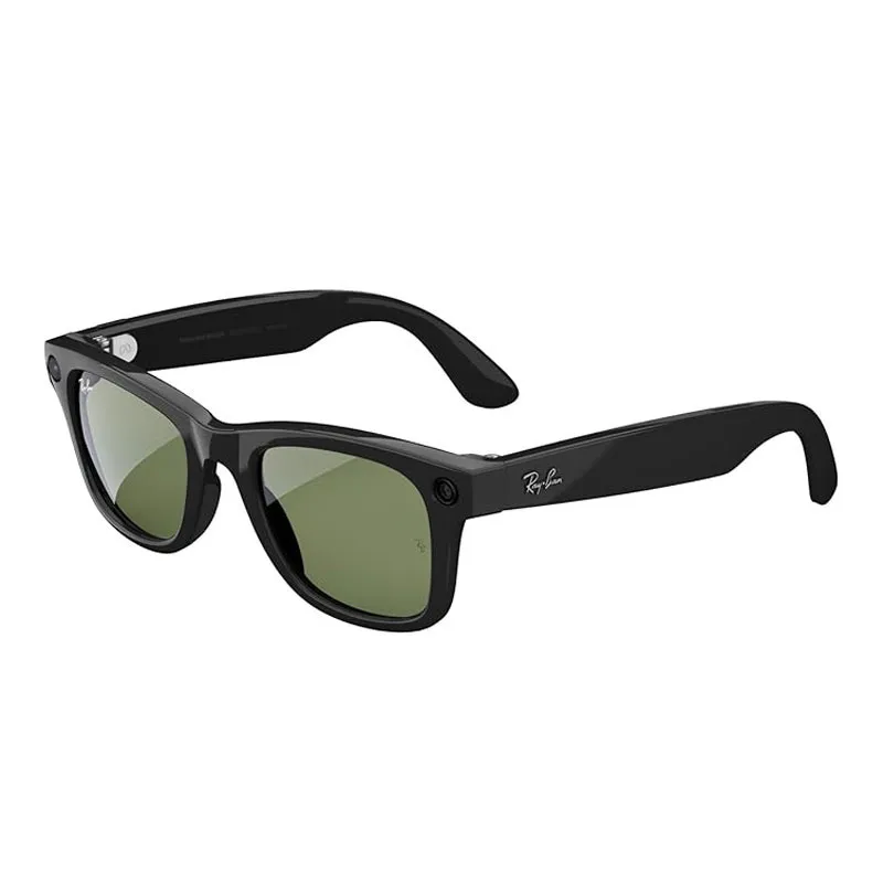 Розумні окуляри Ray-Ban Meta Wayfarer, Shiny Black / G15 Green, Large у Вінниці
