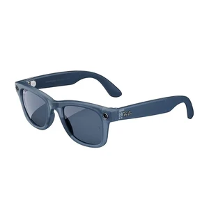 Розумні окуляри Ray-Ban Meta Wayfarer, Matte Jeans Transparent / Polarized Dusty Blue, Large  - Фото 1