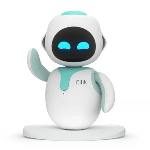 Интерактивная игрушка робот с эмоциями и играми для детей Eilik Blue  - Фото 1